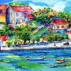 The Carenage, St. George, Island of Grenada, original sold by Lalita L. Cofer
Signed limited edition prints are available, please use the Pay Pal button on the page to purchase and then email the artist with the title of the print you wish to have sent to you.
