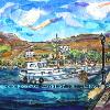 THE FISHING BOAT, ISLD. OF KALYMNOS, GREECE by Lalita L. Cofer