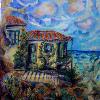 COTTAGE TO LET ON THE SHORES OF THE MEDITERRANEAN by Lalita L. Cofer -signed limited edition print  includes shipping $69.00