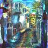 WASH DAY BLUES, VENICE, ITALY by Lalita L. Cofer -signed limited edition print  includes shipping $69.00