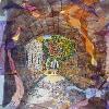 THE TUNNEL ARCH, THE ISLD. OF RHODES, GREECE by Lalita L. Cofer -signed limited edition print  includes shipping $69.00