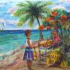 Island Business Woman, original painting  by Lalita L. Cofer
Signed limited edition prints are available, please use the Pay Pal button on the page to purchase and then email the artist with the title of the print you wish to have sent to you.

