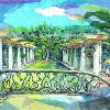 PILLARS OFAFFLUENCE, 
VIILLA VISZCAYA, FL.
by Lalita L. Cofer
Original AVAILABLE
Prints:1 matted 16x20" $50.00
2 prints $75.00 Please email title of print when using Pay Pal button to order prints
Includes shipping in US, out of US shipped in a tube  with no matt included.